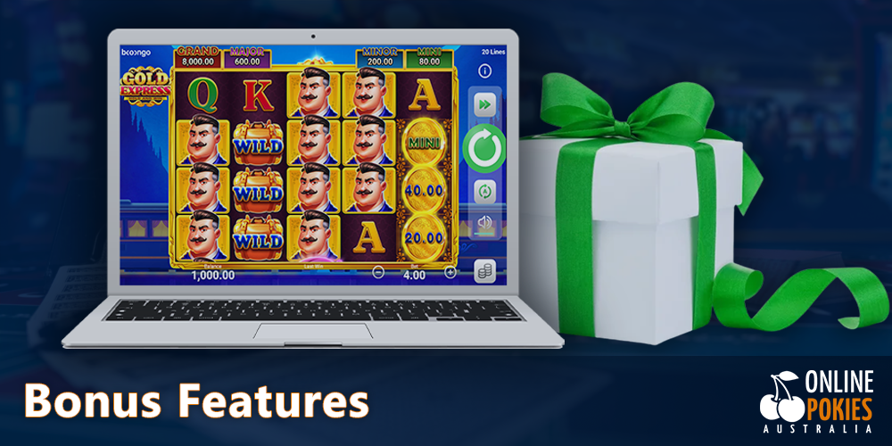 Bonus Features for Aussies at real money pokies