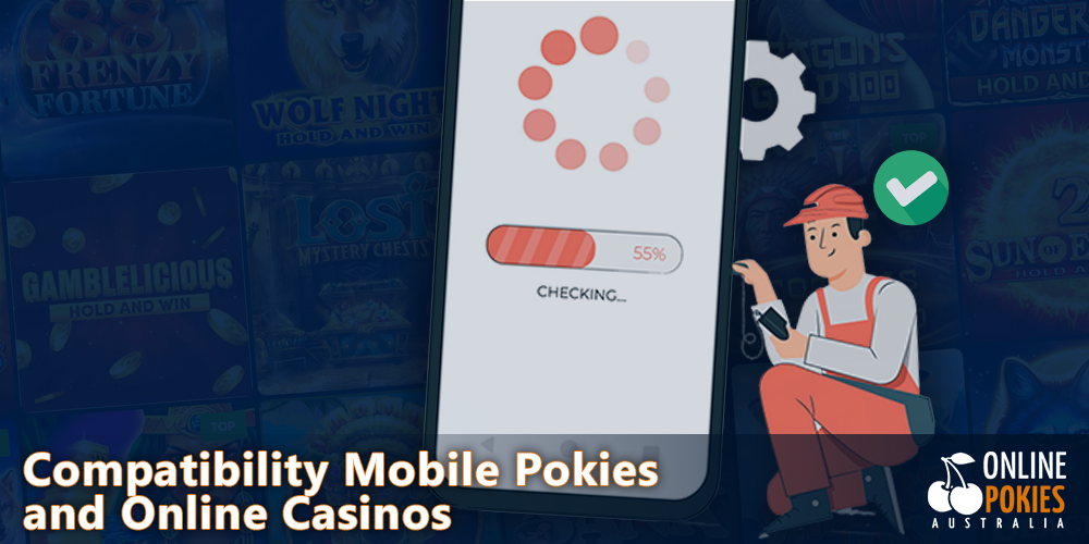 check your smartphone for compatibility with online mobile pokies