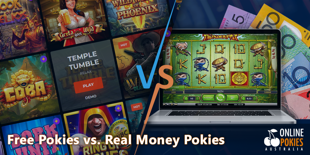 The main differences between the Free Pokies and Real money Pokies