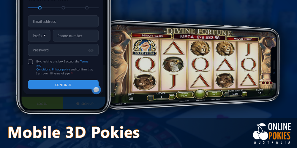 3d Pokies online on mobile devices