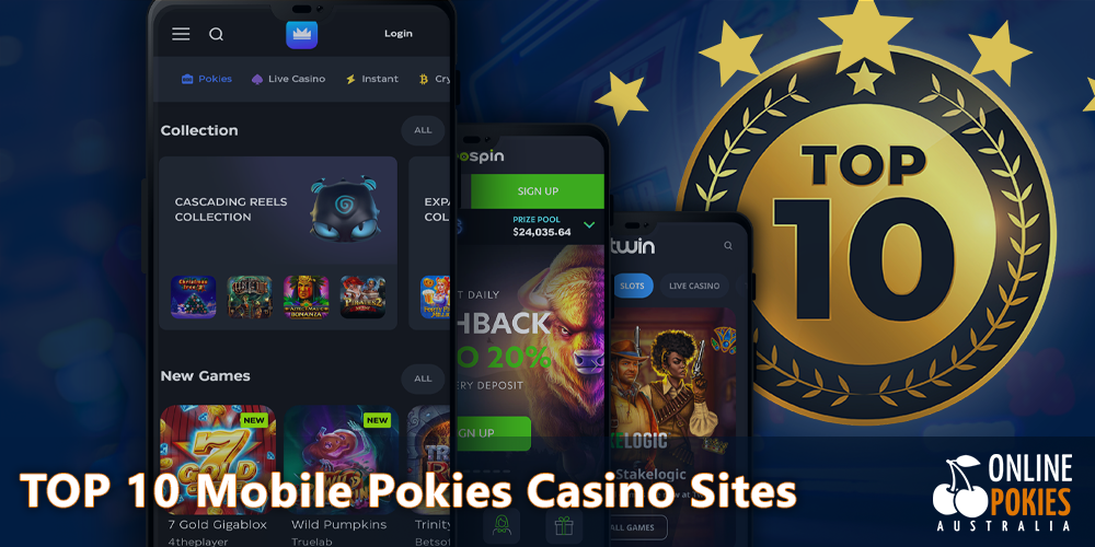 Top list of the best mobile pokies casino site in Australia