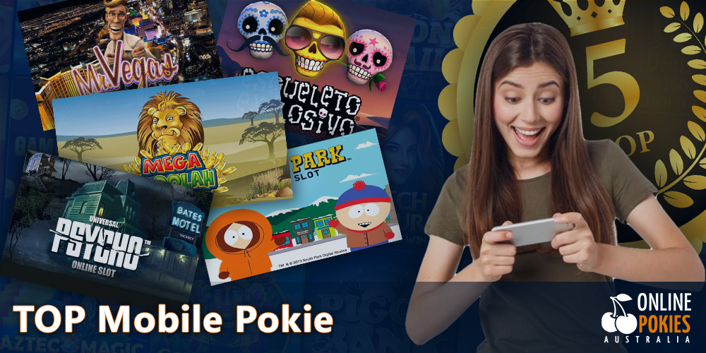 List of TOP online mobile pokies games for Australian players