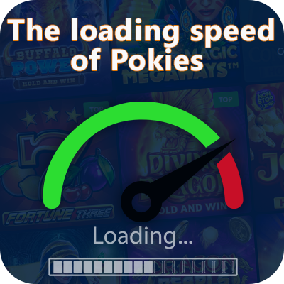 The loading speed of free pokies