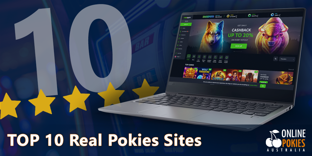 Top 10 real money pokies sites in Australia