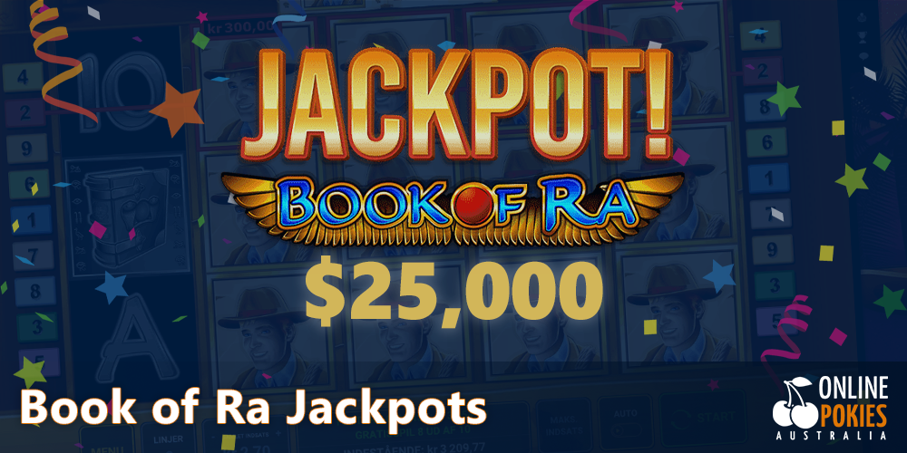 AU$25,000 Jackpot in Book of Ra