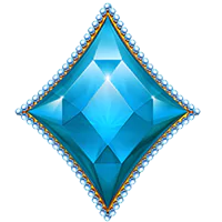 Gem themed pokies symbol