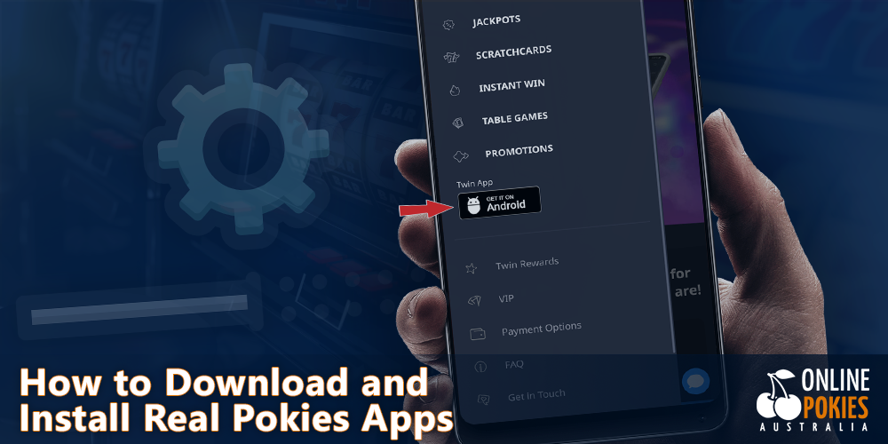 step-by-step instructions on how to Download and Install the Real Moey Pokies Apps