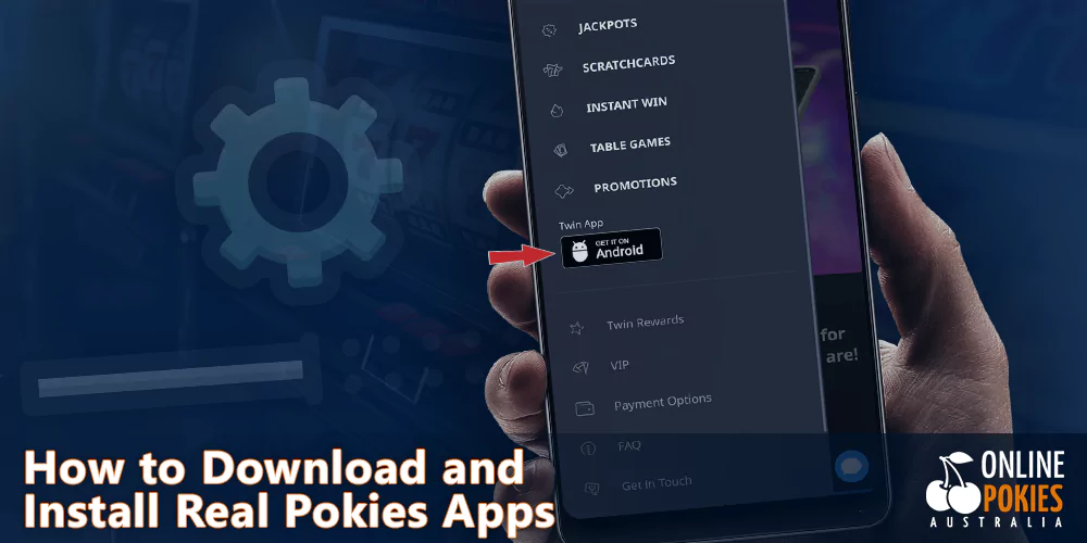 step-by-step instructions on how to Download and Install the Real Moey Pokies Apps