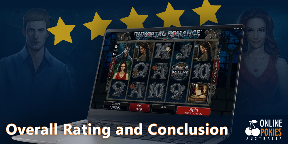Overall Rating and Conclusion of the Immortal Romance game