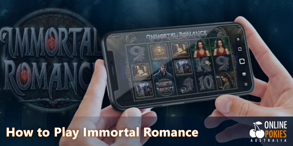 Step-by-step instructions on how to Play Immortal Romance pokie