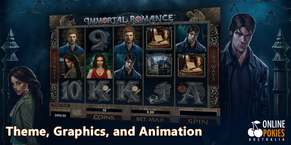 Theme, Graphics, and Animation in Immortal Romance game