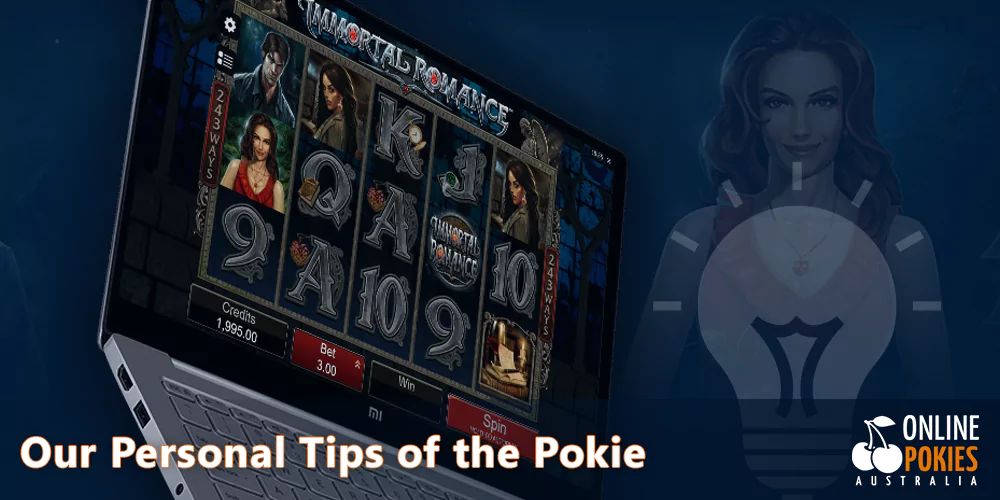 Immortal Romance pokie tips