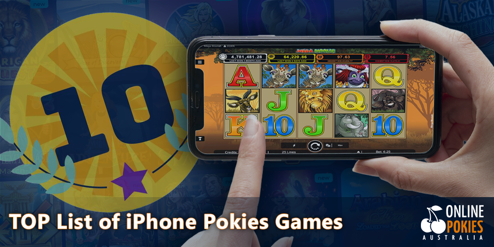 List of most popular iPhone pokies games for Aussies