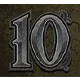 10 symbol in Immortal Romance Pokie