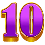 10 symbol in Buffalo King Pokie