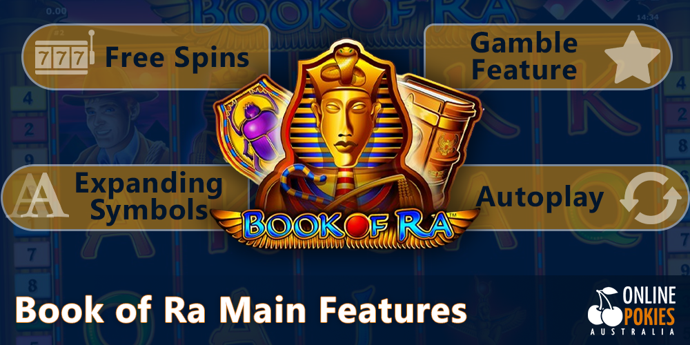 some great features of Book of Ra game