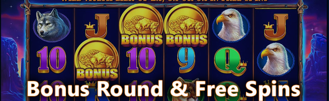 Bonus Round and Free Spins at Buffalo King