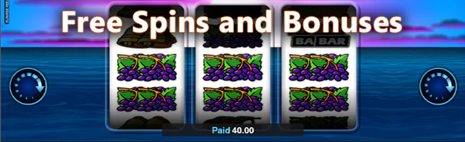 Free spins and bonuses at Sunrise Reels pokie