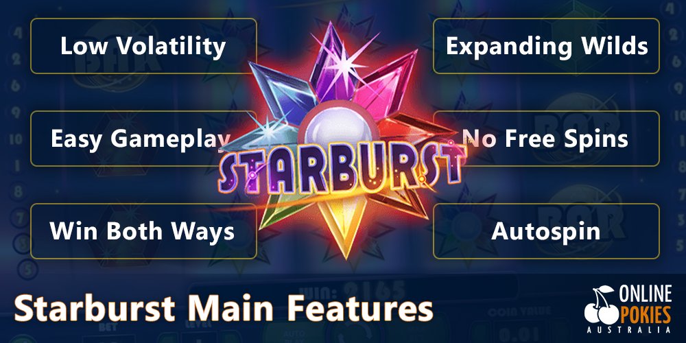 some features of Starbrust game