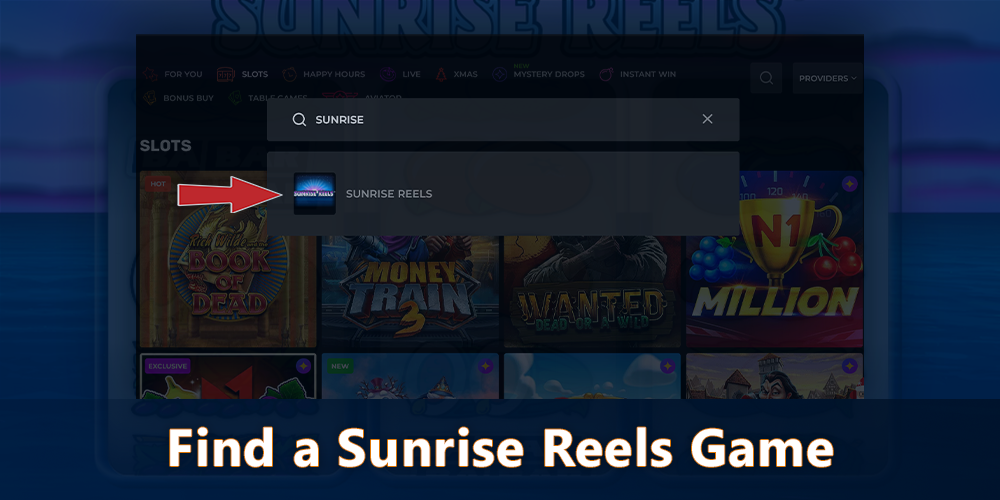 Find a Sunrise Reels pokie at online casino