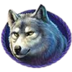 Wolf symbol in Buffalo King Pokie