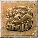 Yellow animal face symbol in Gonzo's Quest Pokie