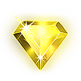 Yellow gem symbol in Starburst Pokie