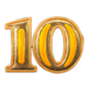 10 symbol at Bonanza pokie