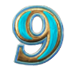 9 symbol at Bonanza pokie
