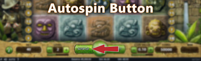 Autospin button in online pokies