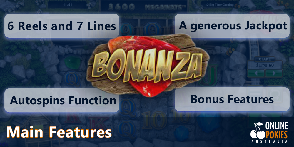 The main benefits of Bonanza pokie for Aussies