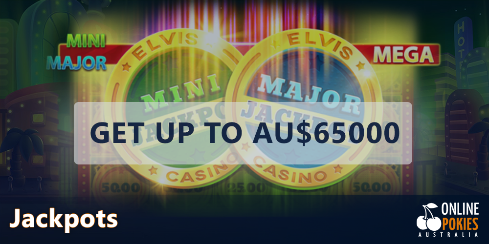 Get up to AU$65000 Jackpot at Elvis frog in Vegas pokie