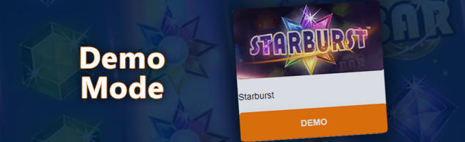 play starburst in demo mode