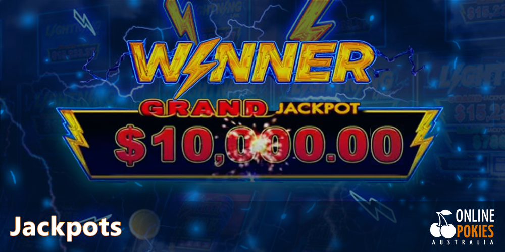 Win the grand jackpot in Lightning Link Pokies of up to AU$1,000,000