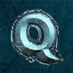 Q symbol at Thunderstruck 2 pokie