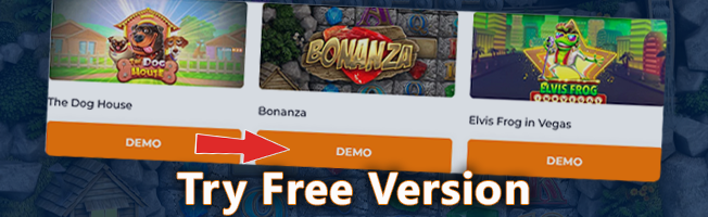 Play Bonanza pokie in demo mode