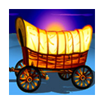 Wagon symbol at Where's the Gold Pokie