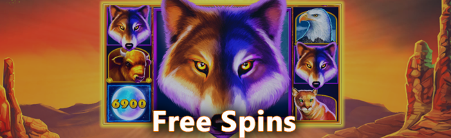 Free spins at Wolf Treasure pokie