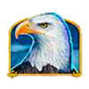 eagle symbol at Wolf Treasure pokie