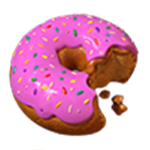 Donut symbol in cash bandits 3 pokie
