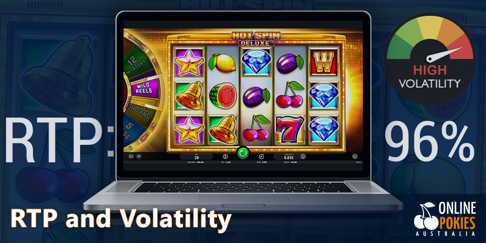 RTP 96% and High volatility in Hot Spin Deluxe pokie