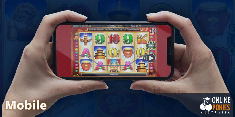 Play Lucky 88 pokie on your mobile device