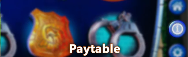 Paytable button in Pokies