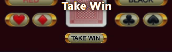 “Take Win” button in Pokies
