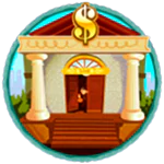 Bank symbol in Cash Bandits 2 pokie