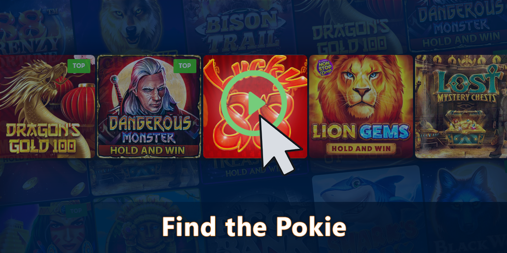 Find Lucky 88 Pokie in the casino lobby