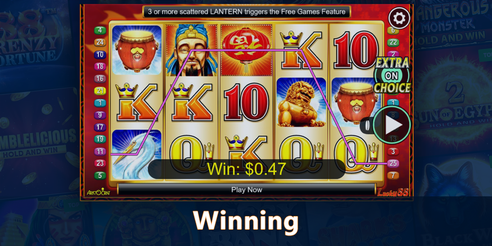 Winning the Lucky 88 game