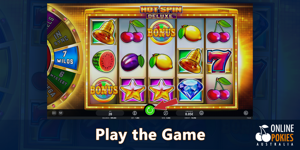 Strat play the Hot Spin Deluxe pokie