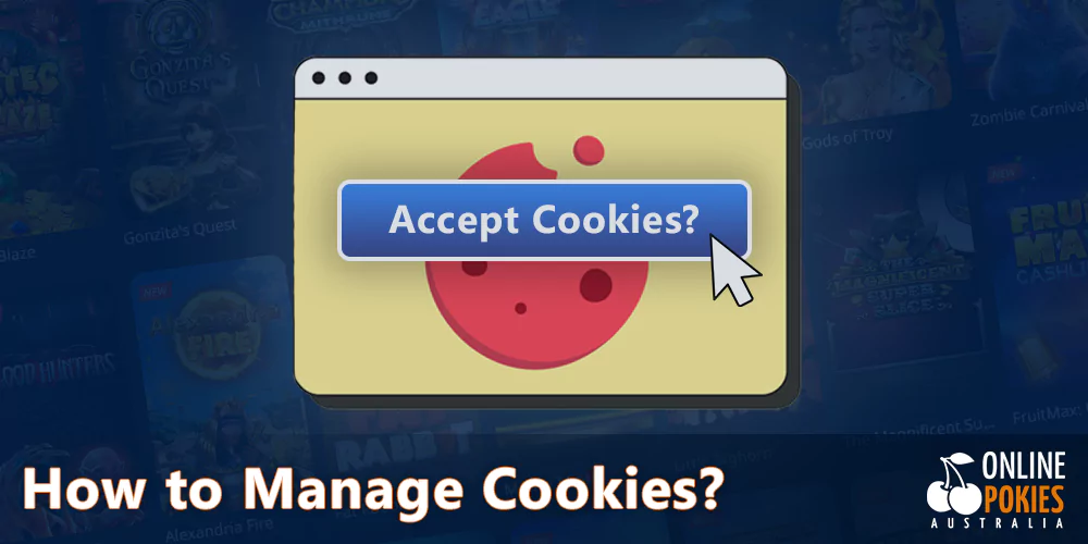 manage cookies at Online Pokies Australia