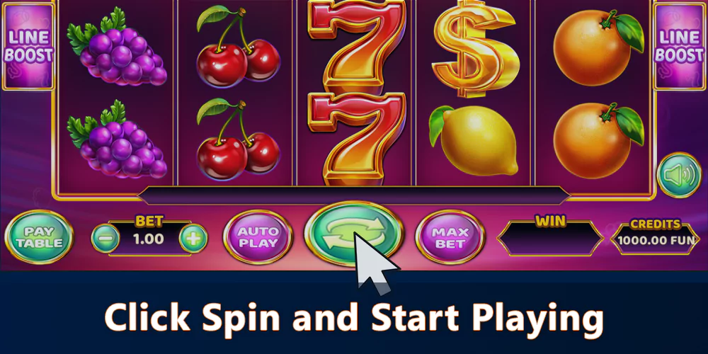 Click Spin and start playing 20 Boost Hot pokie